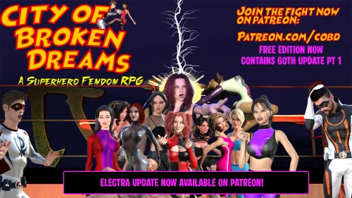 City of Broken Dreams: A Femdom Superhero Game v.0.17